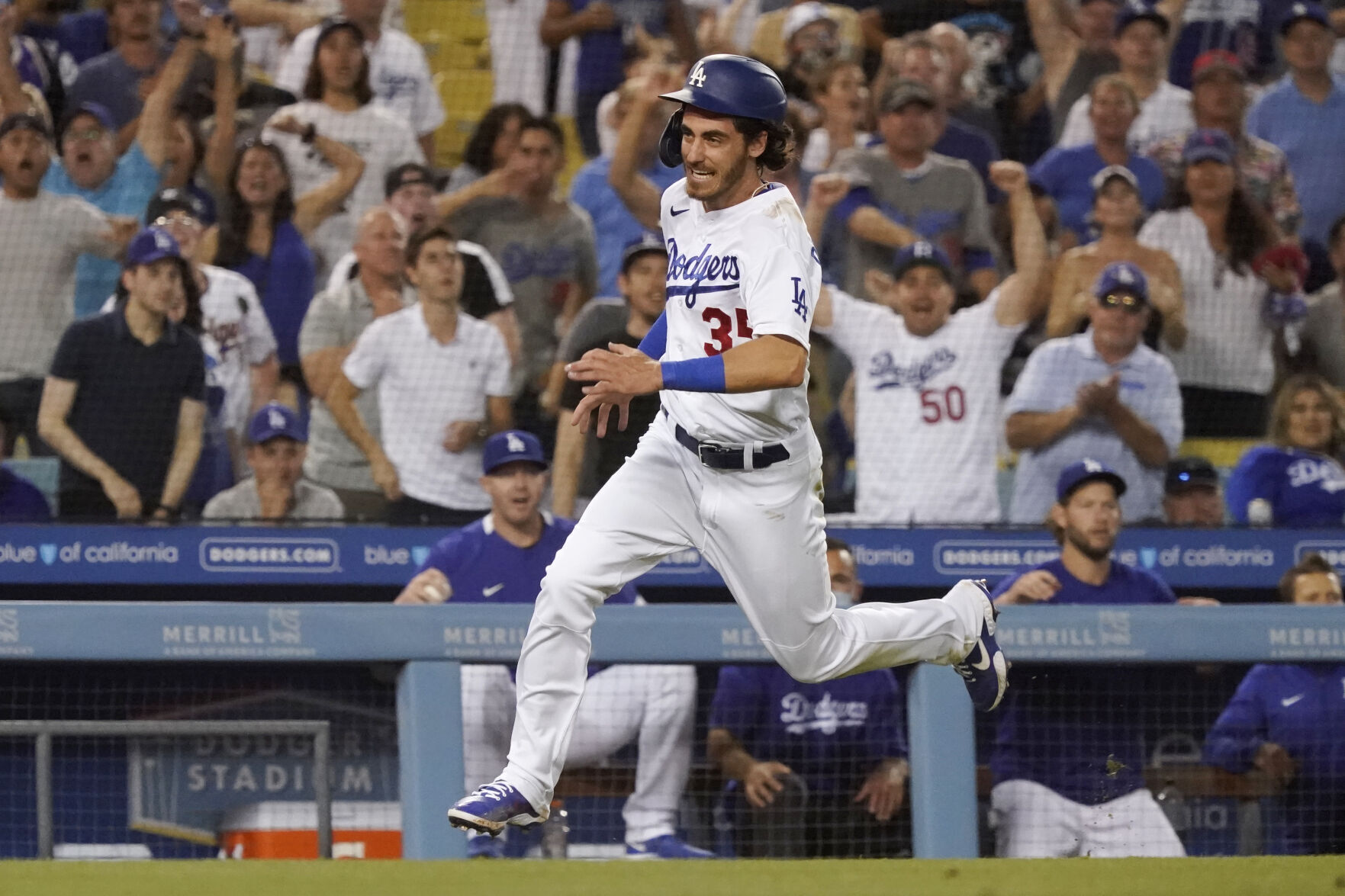 APTOPIX Giants Dodgers Baseball